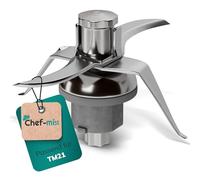 Chef-Mix Gruppo Coltelli TM21 di Ricambio per Vorwerk Thermomix Gruppo Lame Bimby TM21 - Gruppo Coltelli Bimby TM21 in Acciaio Inox SUS420 - Lame per Bimby TM21 Ricambi Bimby TM21 Accessori Bimby TM21