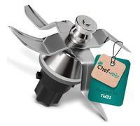 Chef-Mix Gruppo Coltelli TM31 di Ricambio per Vorwerk Thermomix Gruppo Lame Bimby TM31 - Gruppo Coltelli Bimby TM31 in Acciaio Inox SUS420 - Lame per Bimby TM31 Ricambi Bimby TM31 Accessori Bimby TM31