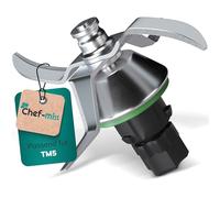 Chef-Mix Gruppo Coltelli TM5 di Ricambio per Vorwerk Bimby Robot da Cucina Gruppo Coltelli Bimby TM5 Acciaio Inox SUS420 Lama Bimby TM5 - Gruppo Lame Bimby TM5 - Lame per Bimby TM5 / Ricambi Bimby TM5