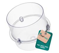 Chef-Mix Misurino 100ml Ricambio per Vоrwerk Bimby Tazza di Misurazione Tappo Dosatore in Plastica - Bicchiere in Plastica per Apertura Coperchio da Bimby TM5 TM21 TM31 Accessori per il Bimby TM