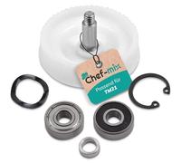 Chef-Mix Unità incl. Cuscinetto per TM21 Ricambio per Vоrwerk Bimby Accessori TM21 - Set di Cuscinetti a Sfera per Ruota Dentata per Robot da Cucina Bimby TM21 - Ricambi Bimby TM 21