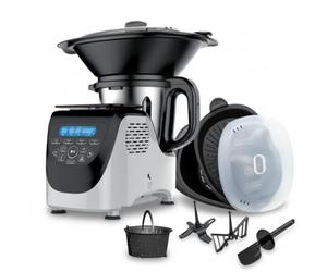 Chef O Matic Kitchen Robot - Robot da cucina multifunzione, 1000w, 3L, 3500 giri al minuto, Accessori multipli, 10 velocità, Schermo tattile a LED, Design elegante