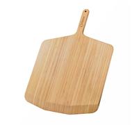 Chef Pomodoro Pala per Pizza Legno di Bambù con Manico Lungo, Pala Legno Pizza, Pane e Dolci per Forni Domestici, Leggera e Facile da Riporre, Con Bordi Sottili (41 cm)
