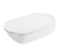 Chef Pomodoro Teglia da Forno in Ceramica, 39,3x23,8 cm | Elegante e Resistente, Ideale per Lasagne