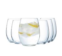 C&s Vasi Chef & Sommelier 6 Unità Trasparente Vetro (36 Cl) S_0301_S2705851 Casa
