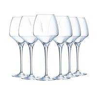 Chef & Sommelier Collection Open Up - 6 bicchieri da vino da 40 cl in cristallino Universal moderni ed eleganti, made in France confezione rinforzata