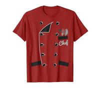 Chef Tshirt uniforme giacca finta divertente Cook Shirt per cucinare Maglietta