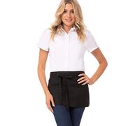 Chef Works 3-pocket waist Apron, 30,5 cm di lunghezza e 58,4 cm di larghezza, Black, 12-Inch Length by 23-Inch Width
