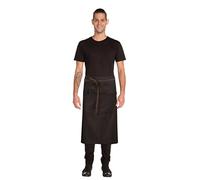 Chef Works ALWWT021-BNB-0 Grembiule da bistrot, effetto bagnato, nero