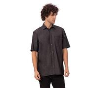 Chef Works b075-xl Detroit denim a maniche corte, XL, colore: Nero
