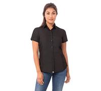 Chef Works B181-S - Camicia da Donna Cool Vent Chef, Taglia S, Colore: Nero