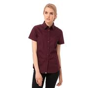 Chef Works B313-L - Camicia da Donna Cool Vent Chef, Taglia L, Merlot