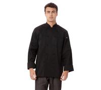 Chef Works b648-m Calgary Cool Vent unisex giacca da cucina, misura media, nero