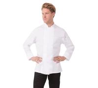 Chef Works b649-xs Calgary Cool Vent unisex Chefs Jacket, XS, bianco