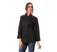 Chef Works b663-xl Sofia giacca da cucina, da donna, XL, colore: Nero