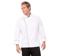 Chef Works b767-m Sicily Executive unisex giacca da cucina, misura media, bianco