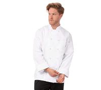 Chef Works b805-s bordeaux unisex giacca da cucina, piccolo, bianco