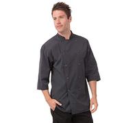 Chef Works b867-s unisex BRIGHTON giacca da cucina, Deep, piccolo, grigio