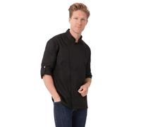 Chef Works BCLZ008BLKM Camice da Cuoco da Uomo Hartford, Nero, M