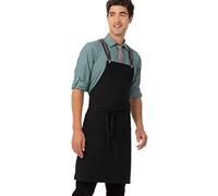 Chef Works Abs01jbk0 Grembiule da Lavoro, Nero Corvino, Taglia Unica Unisex-Adulto