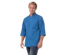 Chef Works Colour by B178-M - Giacca con maniche a 3/4, taglia M, blu