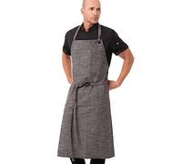 Chef Works Crosshatch bavaglino grembiule, ABCXX002-BSL-0