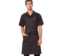 Chef Works Crosshatch bavaglino grembiule, ABXX052-BBG-0