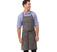 Chef Works Crosshatch bavaglino grembiule, ABXX052-BSL-0