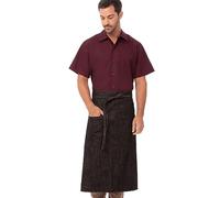 Chef Works Crosshatch bavaglino grembiule, ALWXX022-BBG-0