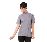 Chef Works donna Springfield Chef Coat, Grigio, X-Small