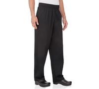 Chef Works Essential Baggy - Pantaloni da Chef da Uomo - Nero - 7XL