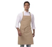 Chef Works - Grembiule da macellaio unisex, Cachi, taglia unica