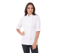 Chef Works Hartford Cool Vent, Camice da cuoco da donna, bianco, Large