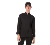 Chef Works Hartford Cool Vent, Camice da Cuoco da Donna, Nero, X-Large