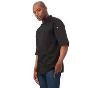 Chef Works JLCV-BLK Montreal, giacca da chef base, X-Large, Nero, 1