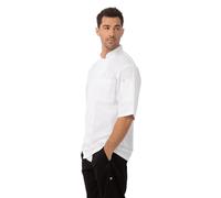 Chef Works JLCV-BLK Montreal, giacca da chef base, X-Small, White, 1
