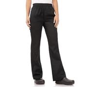 Chef Works Pantaloni da Cuoco Larghi da Donna, Nero, XS