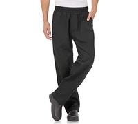 Chef Works Pantaloni da Cuoco Larghi da Uomo Better Built, Nero, S