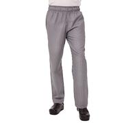 Chef Works, pantaloni unisex, vestibilità comoda, S, Nero, 1