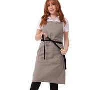 Chef Works Portland regolabile bavaglino grembiule, AB037-BLK-0