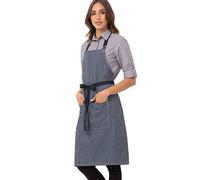 Chef Works Portland regolabile bavaglino grembiule, AB037-IBL-0