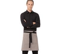 Chef Works Portland regolabile bavaglino grembiule, AHWPT002-BLK-0