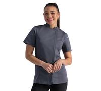 Chef Works Springfield Chef Coat Cappotto da Cuoco, Blu Inchiostro, X-Small Donna
