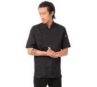 Chef Works Springfield Chef Coat Giacca, Nero, XXXXL Uomo