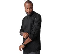 Chef Works Tulum Chef Coat Cappotto da Cuoco, Nero, XL Uomo