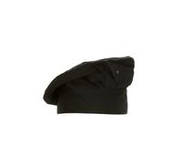 Chef Works Unisex Chef Toque, nero, Taglia unica