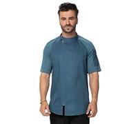 Chef Works Varkala Chef Coat Cappotto da Cuoco, Verde Azzurro/Un Tocco di Paradiso (Trace of Paradise), M Uomo