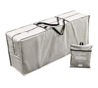 Chefarone Borsa Impermeabile per Cuscini da Giardino 125x50x32 cm - Custodia Resistente in Poliestere Spesso per Divani Panchine e Sedie da Esterno - Protezione Tutto l’Anno