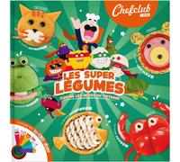 Chefclub Kids - Libro di Cucina per Bambini « I Super-Verdure » - 25 Ricette Divertenti e Illustrate con Eroi dell'Orto - Apprendimento Alimentare Giocoso - Pagine Lavabili - Dai 4 Anni