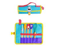 Chefclub Kids Astuccio portaoggetti e Mini Utensili, Poliestere Silicone bambù